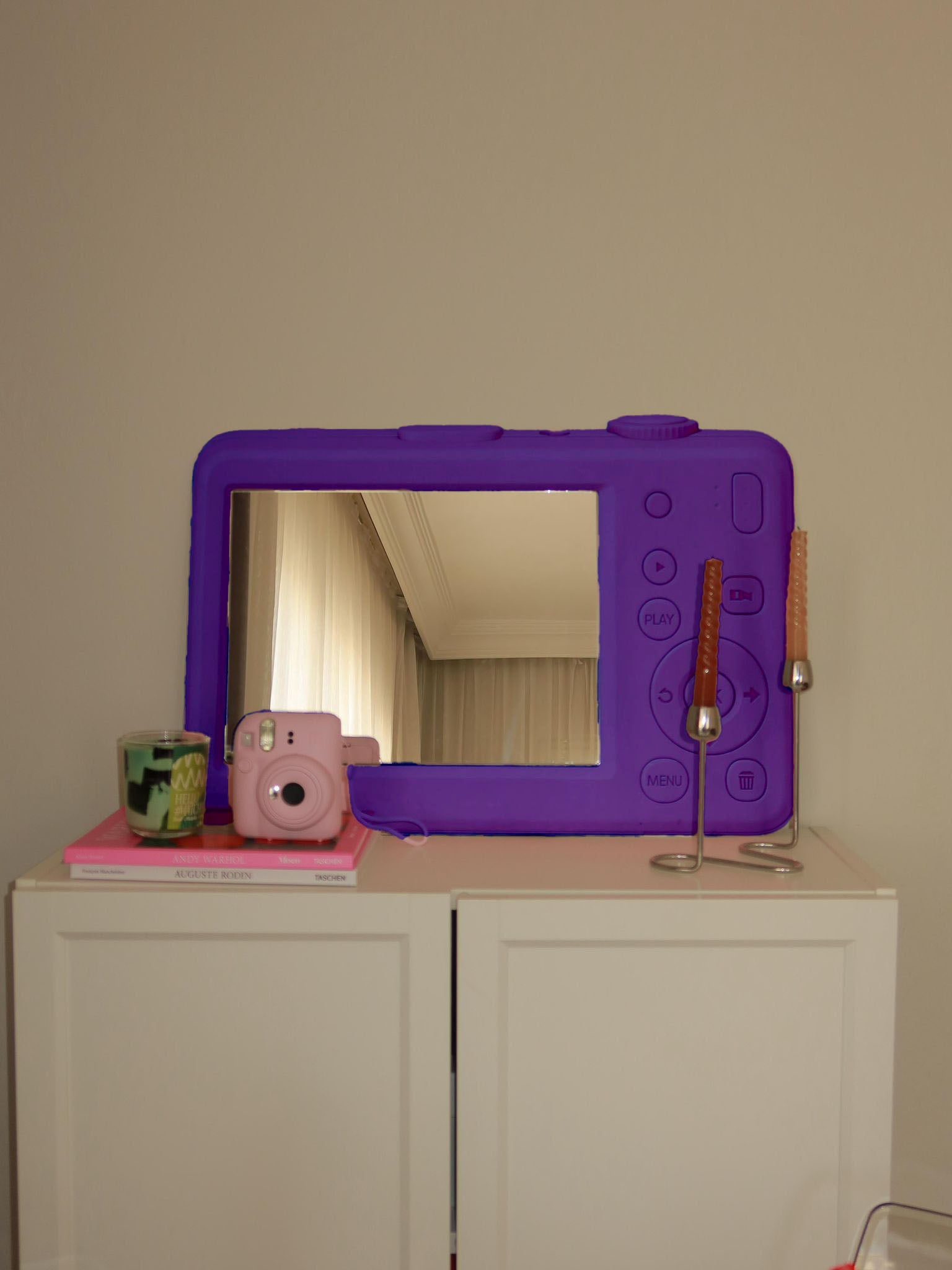 Mor Retro Dijital Kamera